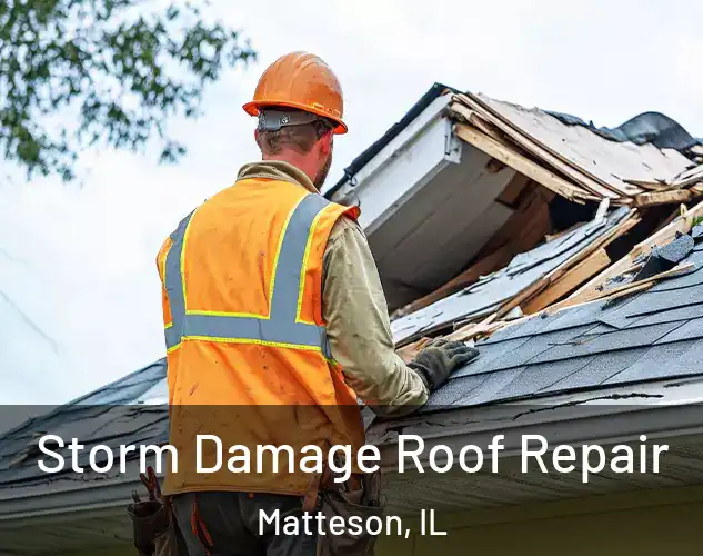  Storm Damage Roof Repair Matteson, IL